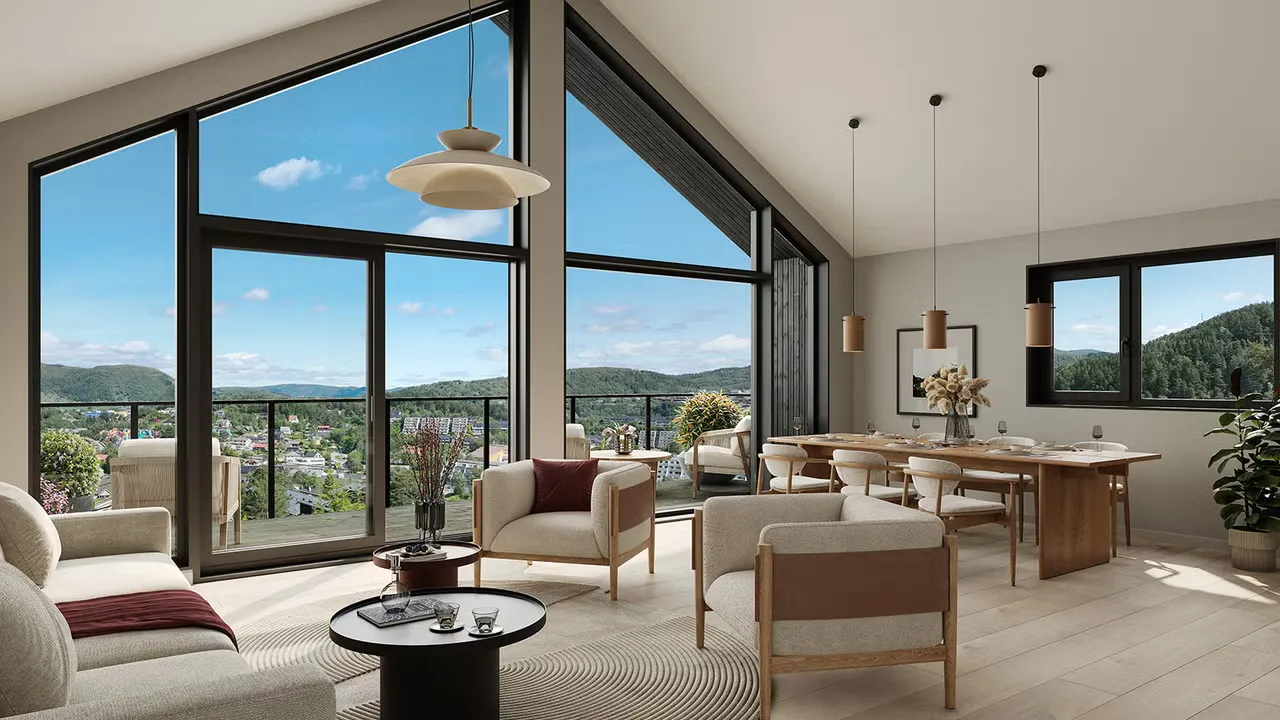 Bruskedalsreset 7-13 stue, illustrasjon